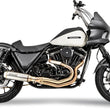 Load image into Gallery viewer, Bassani 2-into-1 Exhaust System with Super Bike 4" Muffler - Stainless Steel 1FXR3SS - Main Product View