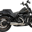 Load image into Gallery viewer, Bassani 2-into-1 Exhaust System with Superbike Muffler - Stainless Steel 1S77SSE - Side View