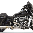 Load image into Gallery viewer, Bassani 2-into-1 Mid-Length Super Bike Exhaust System - Stainless Steel 1F98SS - Back View