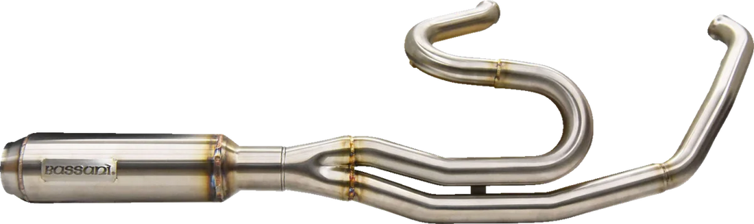 Bassani 2-into-1 Mid-Length Super Bike Exhaust System - Stainless Steel 1F98SS - Additional View 5