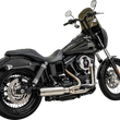 Load image into Gallery viewer, Bassani 2-into-1 Ripper Exhaust System with Super Bike Muffler - Stainless Steel 1D7SS - Main Product View