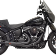 Load image into Gallery viewer, Bassani 2-into-1 Ripper Short Exhaust System - Black - 49-State 1S73RBE - Side View