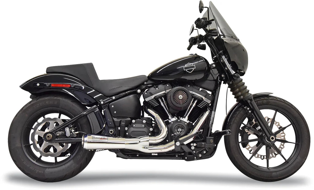 Bassani 2-into-1 Ripper Short Exhaust System - Chrome - 49-State 1S73E - Main Product View