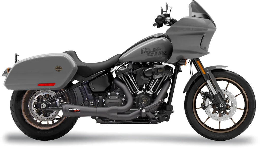 Bassani 2-into-1 Ripper Short Exhaust System - Chrome - 49-State 1S73E - Side View