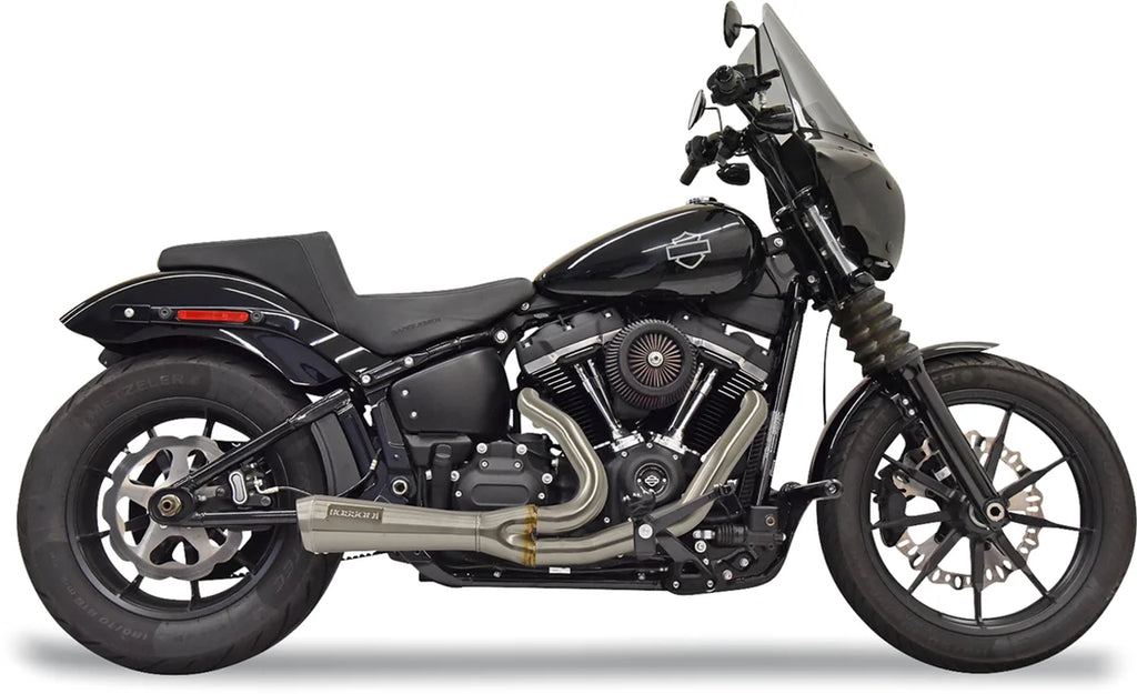 Bassani 2-into-1 Ripper Short Exhaust System - Stainless Steel - 49-State 1S73SSE - Main Product View