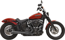 Load image into Gallery viewer, Bassani 2-into-1 Road Rage Exhaust System - Black 1S72RB - Main Product View