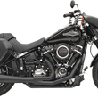 Load image into Gallery viewer, Bassani 2-into-1 Road Rage Exhaust System - Black 1S81RB - Main Product View
