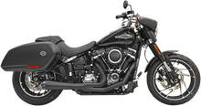 Load image into Gallery viewer, Bassani 2-into-1 Road Rage Exhaust System - Black 1S81RB - Main Product View