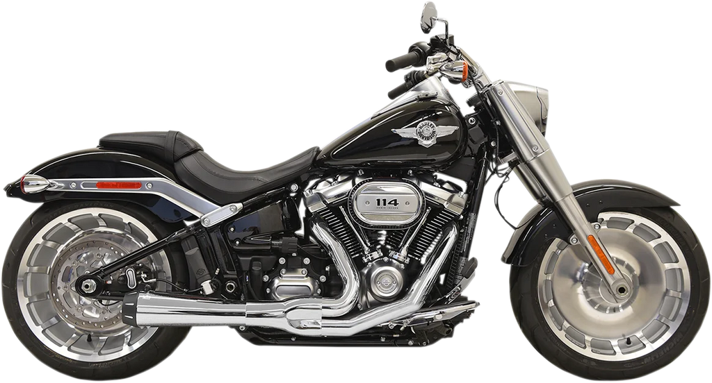 Bassani 2-into-1 Road Rage Exhaust System - Chrome 1S94R - Main Product View