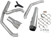 Load image into Gallery viewer, Bassani 2-into-1 Road Rage Exhaust System - Chrome 1S94R - Side View