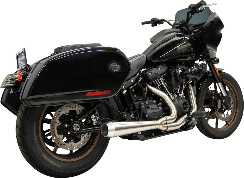 Bassani 2-into-1 Road Rage Exhaust System - Stainless 1S81SS - Side View