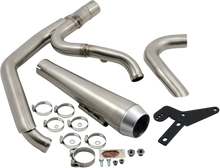 Load image into Gallery viewer, Bassani 2-into-1 Road Rage Exhaust System - Stainless 1S81SS - Detail View
