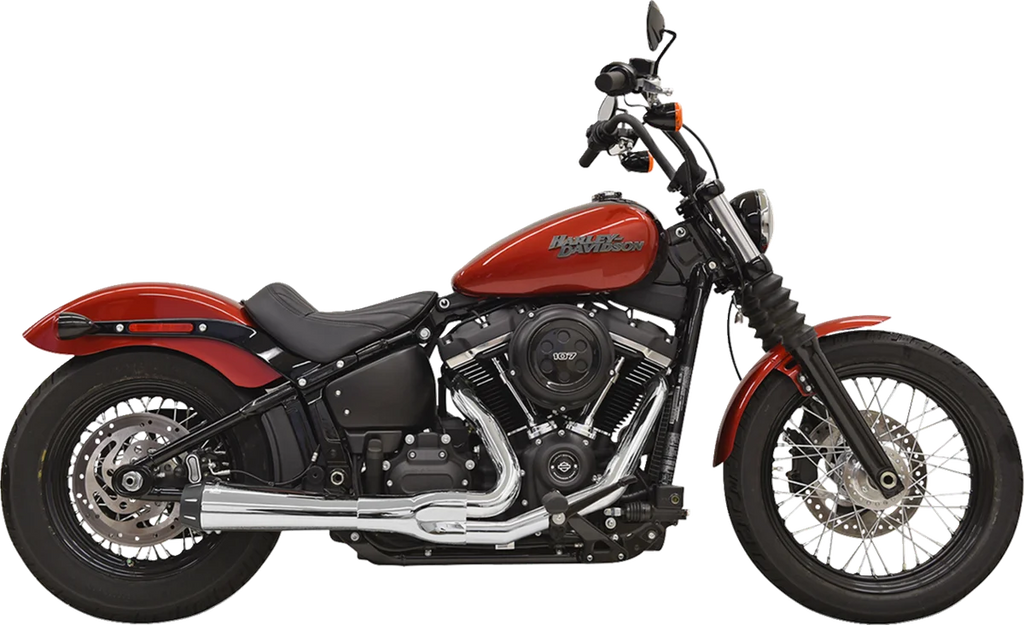 Bassani 2-into-1 Road Rage III Exhaust System - 49-State - Chrome 1S72RE - Main Product View