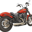 Load image into Gallery viewer, Bassani 2-into-1 Road Rage III Exhaust System - 49-State - Stainless 1S72SSE - Back View