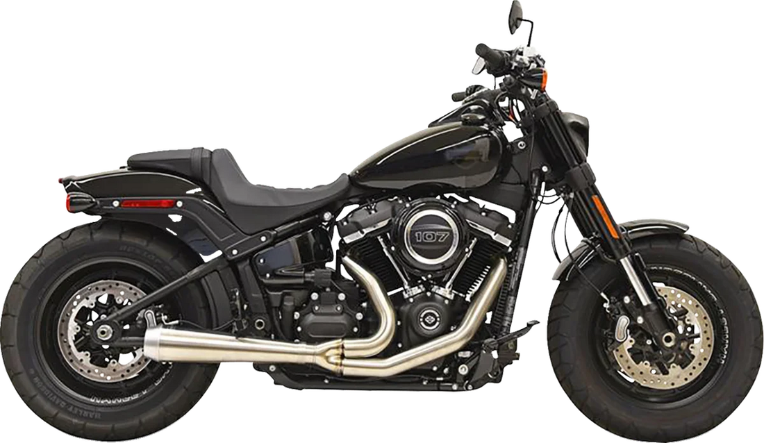 Bassani 2-into-1 Road Rage III Exhaust System - 49-State - Stainless 1S72SSE - Installation View