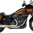 Load image into Gallery viewer, Bassani 2-into-1 Stainless Exhaust System with 4" Super Bike Muffler 1S78SS - Side View