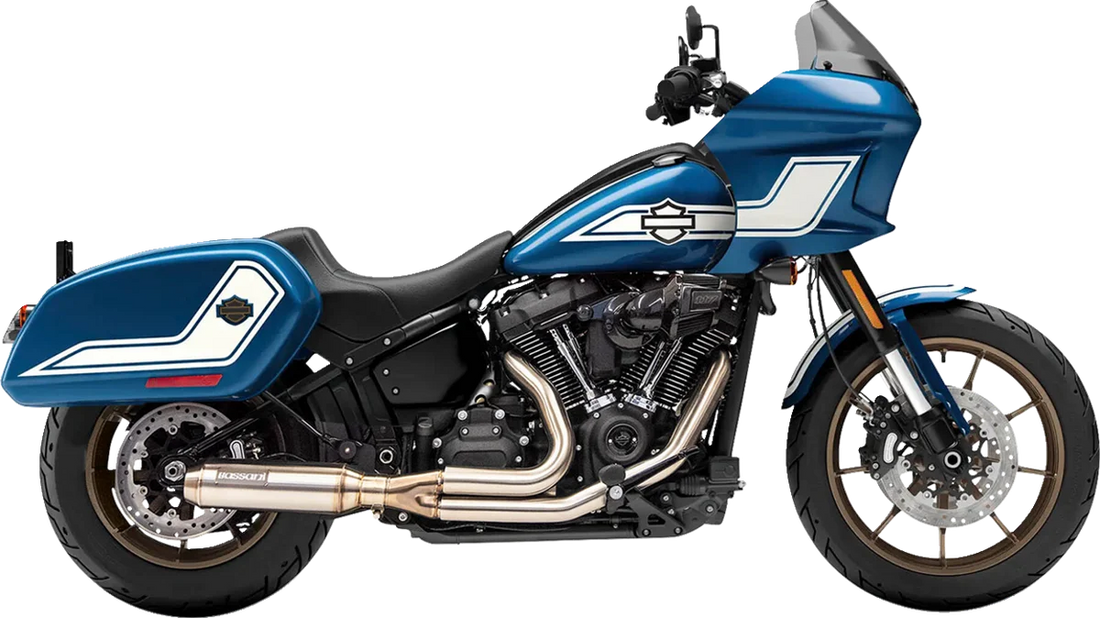 Bassani 2-into-1 Stainless Exhaust System with 4" Super Bike Muffler 1S78SS - Installation View