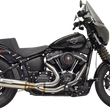 Load image into Gallery viewer, Bassani 2-into-1 Super Bike Exhaust System with 4" Muffler - Stainless Steel 1S77SS