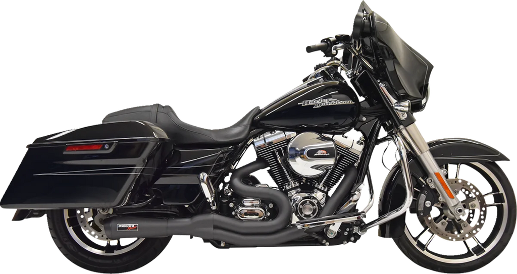Bassani 2:1 Exhaust - Black 1F61B - Main Product View