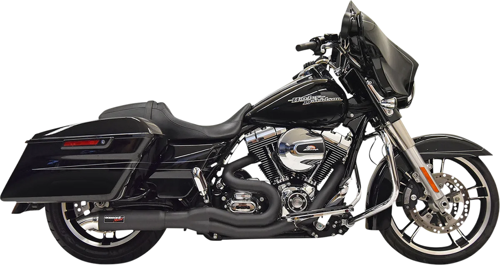 Bassani 2:1 Exhaust - Black 1F68B
