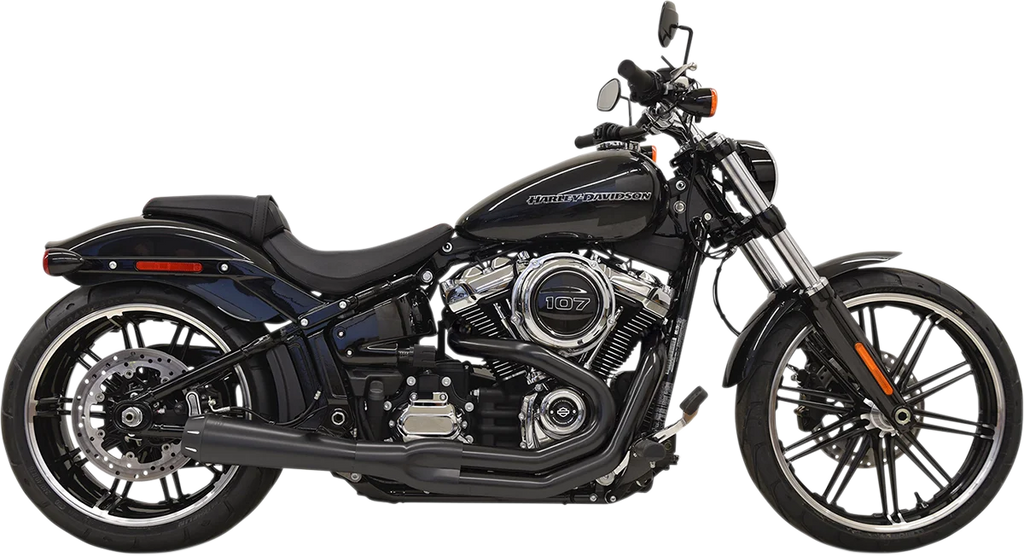 Bassani 2:1 Exhaust - Black 1S62RB