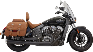 Bassani 2:1 Exhaust - Black - Long - Scout 8S11JB - Main Product View