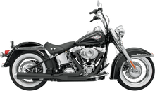 Load image into Gallery viewer, Bassani 2:1 Exhaust - Black - Long - Softail 12121J - Main Product View