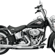 Load image into Gallery viewer, Bassani 2:1 Exhaust - Black - Long - Softail 12121J - Side View