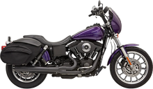 Load image into Gallery viewer, Bassani 2:1 Exhaust - Black - Megaphone - Long - '91-'05 FXD 13321R