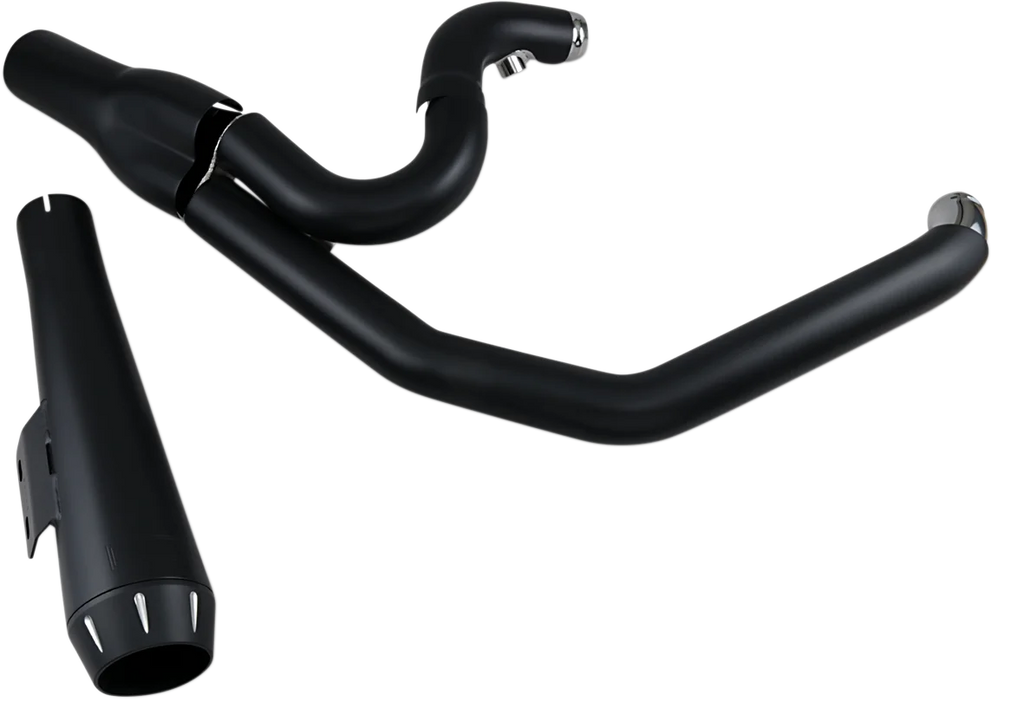 Bassani 2:1 Exhaust - Black - Megaphone - Short - '91-'05 FXD 13322R - Main Product View