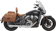Load image into Gallery viewer, Bassani 2:1 Exhaust - Black - Short - Scout 8S12JB - Detail View