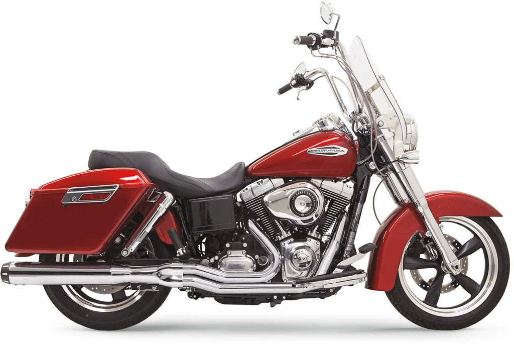 Bassani 2:1 Exhaust - Chrome - FLD 1D28R - Main Product View