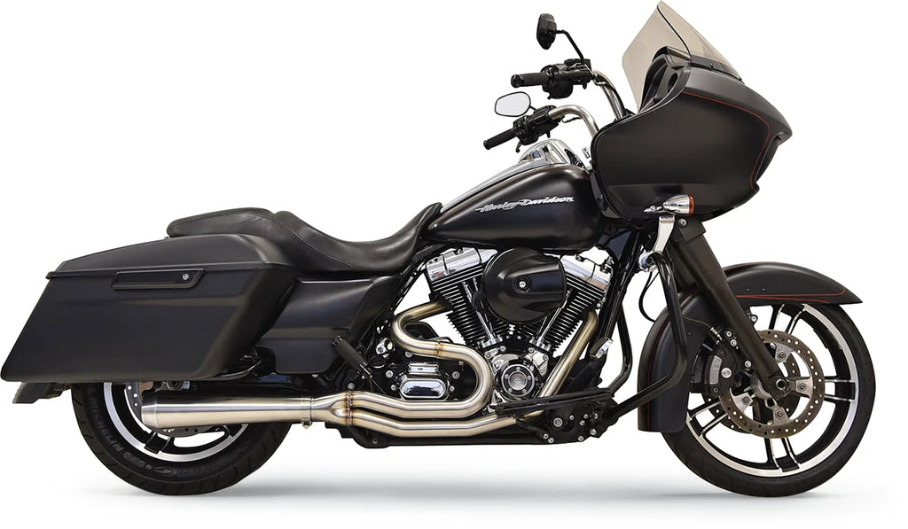 Bassani 2:1 Exhaust - Stainless Steel - Megaphone 1F12SS