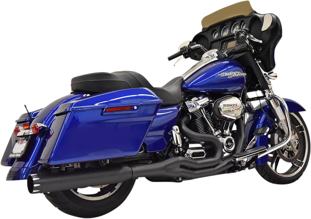 Bassani 2:1 High Horsepower Exhaust - Black 1F78TB - Main Product View