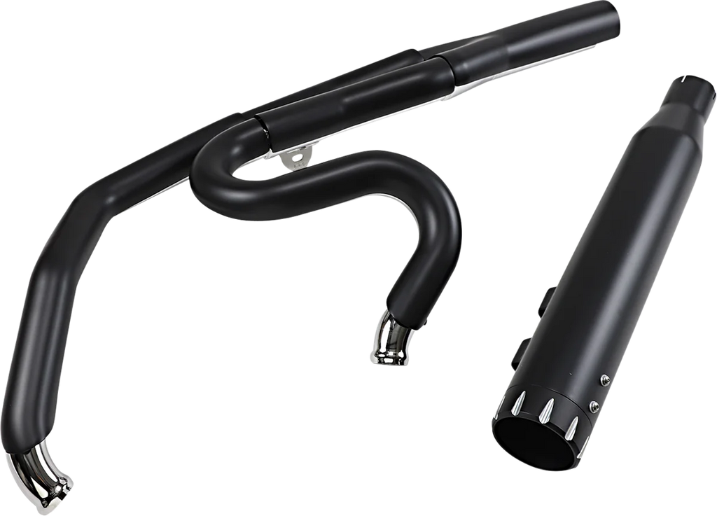 Bassani 2:1 High Horsepower Exhaust - Black 1F78TB - Side View