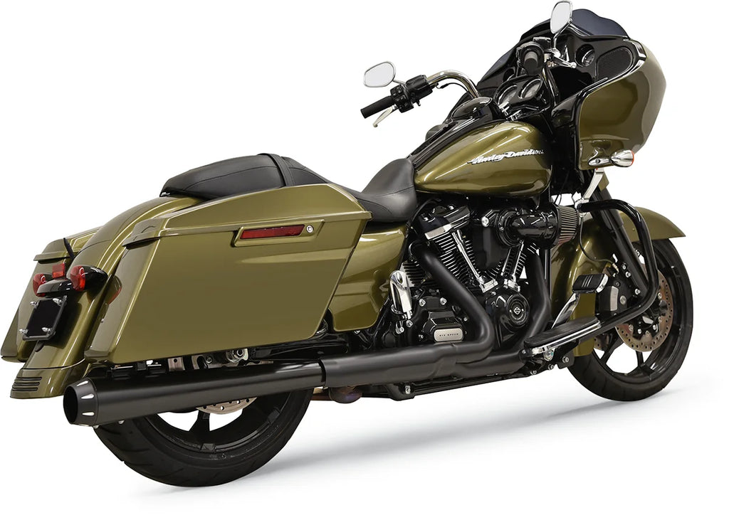 Bassani 2:1 Muffler - Black - Megaphone 1F17RB - Main Product View