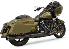 Load image into Gallery viewer, Bassani 2:1 Muffler - Black - Megaphone 1F17RB - Main Product View
