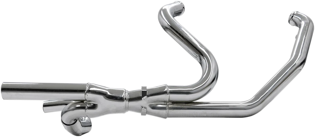 Bassani 2x2 Chrome Headpipes 1F14A - Main Product View