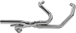 Bassani 2x2 Chrome Headpipes 1F14A - Main Product View