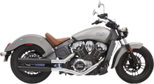 Load image into Gallery viewer, Bassani 3" Mufflers - Black - Scout 8S17BSB - Main Product View