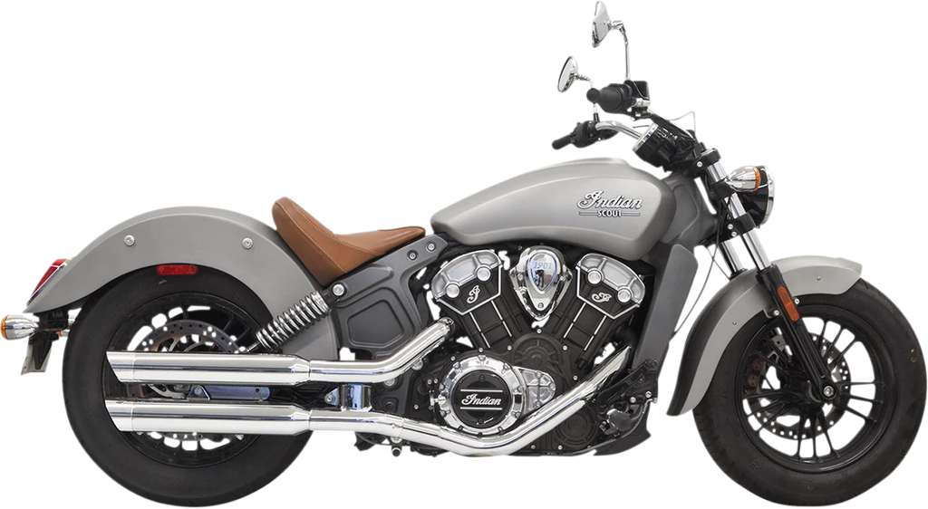 Bassani 3" Mufflers - Chrome - Scout 8S17SC