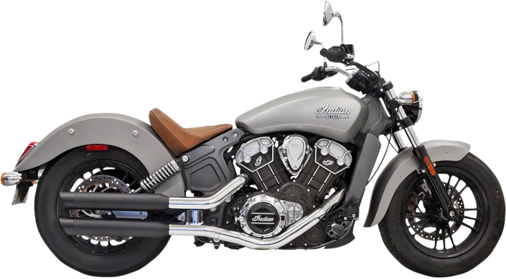 Bassani 3" Mufflers for Scout - Black 8S27BSB