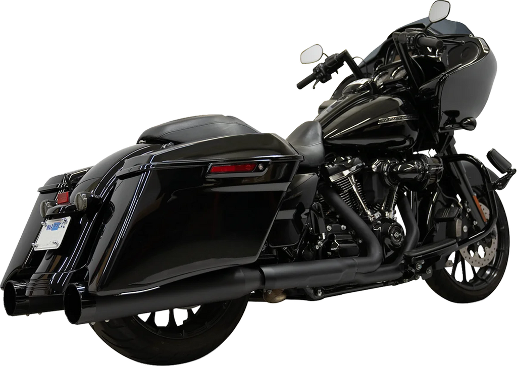 Bassani 4-1/2" Slip-On Mufflers - Black 1F745B - Main Product View