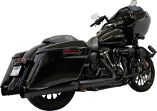 Load image into Gallery viewer, Bassani 4-1/2" Slip-On Mufflers - Black 1F745B - Main Product View