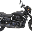 Load image into Gallery viewer, Bassani 4" Black Muffler - Straight - XG500/750 1587RB - Main Product View