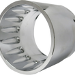 Load image into Gallery viewer, Bassani 4" End Cap - Polished - Slash BE40S - Side View