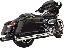 Load image into Gallery viewer, Bassani 4" QNT Mufflers - Chrome 1F72QNT5