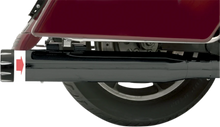 Load image into Gallery viewer, Bassani 4" Quick Change Series Slip-On Mufflers - Black - FL '95-'16 1F740B - Main Product View