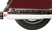 Load image into Gallery viewer, Bassani 4" Quick Change Series Slip-On Mufflers - Black - FL '95-'16 1F740B - Side View