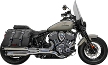 Load image into Gallery viewer, Bassani 4" Slip-On Mufflers - Black 8CH17B - Detail View